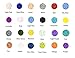 Mandala Crafts Glass Seed Beads for Jewelry Making - 18000 Colored 11/0 Mini Pony Beads for Tiny Jewelry Bracelet and Necklace