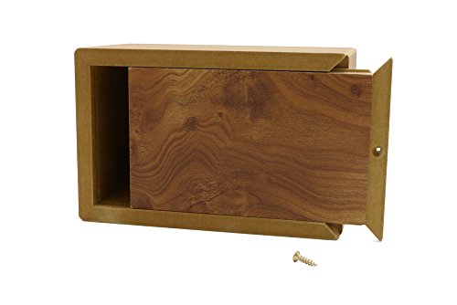 Near & Dear Pet Memorials MDF Box Pet Urn, 45 Cubic Inch, Natural Finish