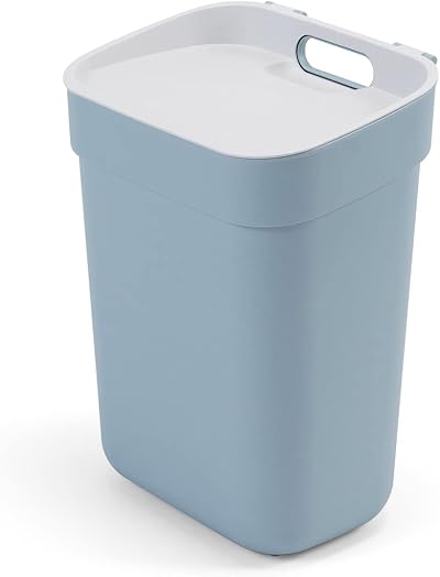 Curver 100% Recycled 10L Kitchen Bin Smoked Grey Lift Top