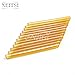 Neitsi 12Pcs Keratin Glue Sticks for Hair Extensions,Professional Hot Melt Glue Stick,Hair Adhesive Keratin Gun Bond Glue Stick for DIY Project (Yellow）
