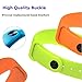 SelfTek 10 Pieces Replacement Wristbands Wireless Replacement Band for Xiaomi Mi 2 Bracelet