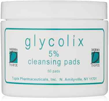 glycolic cleansing pads