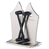 Kitchen Knife Sharpener Sharpens Hones Polishes Serrated Beveled Standard Blades Safe and Easy to Use Beveled Standard Blades Kitchen Tools by Ehoyal