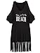 Oryer Womens Letters Print Baggy Swimwear Bikini Cover up Beach Dress T-Shirt