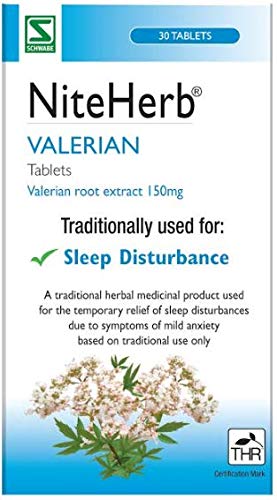 Niteherb Valerian Root Extract 150mg - 30 Tablets