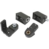 Pittco Style Storefront Door Pivot Hinge Set, Left Hand, Bronze | Pittco/PPG style commercial pivot door hinge set in Duronotic Bronze for glass storefront doors