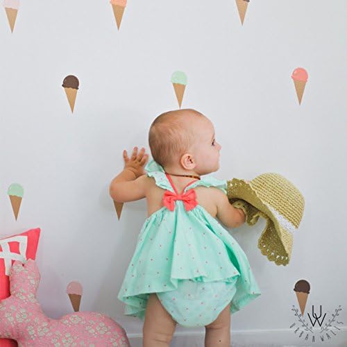 Ice Cream Cones Pattern Decal -Wall Decal Home Décor by Urban Walls