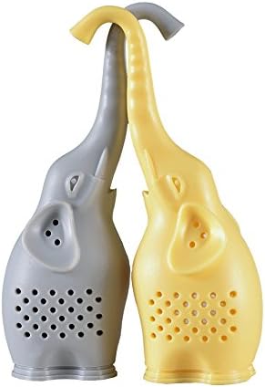 Wilker Silicone Tea Infuser, Creative Elephant Tea Strainer（pack of 2）