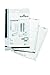 Durable Click-Fold convex name badge inserts, 3.56 x 2.125 Inches, White, 200 per Pack (1455-02)