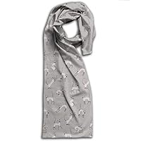 QZJDYH Siamese Cat Playing On The Wall and Posing Cat Kitten Ladies Winter Warm Infinity Scarf