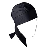 ZANheadgear Black Cotton Deluxe Head Wrap Flydanna