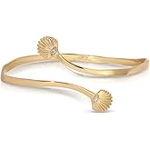 Ettika Gold or Silver Cuff. Bracelet for Women, Womens 18k Gold or Silver Plated Band Cuff Bracelets. Jewelry Gifts