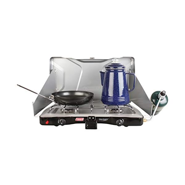 Coleman Gas Camping Stove Triton+ Propane Stove Camping Galore