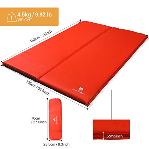 double wide foam sleeping pad