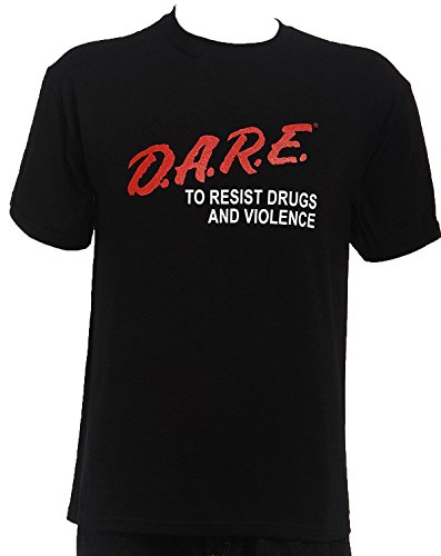 DARE Classic Graduation Black T-shirt XL