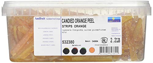 Candied Orange Peels - Strips - 1 tub - 2.2 lb - Thumbnail 3