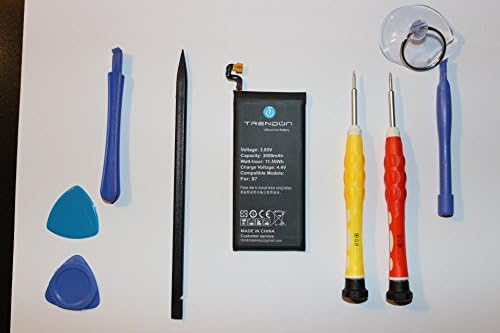 Trendon Replacement Li-ion Battery 3000 mAh for Samsung Galaxy S7 with TrendON 8 pieces premium precision cell phone repair tool kit - Black [12 Months warranty]