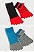 Men's Toe Socks Low Cut Mesh Five Fingers Running 6-Pack