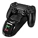 DOBE PS4 Controller Charger, Dual Shock 4 Controller Charging Docking Station with LED Light Indicators and bottom light for PS4/PS4 Slim/PS4 Pro Controllerthumb 4