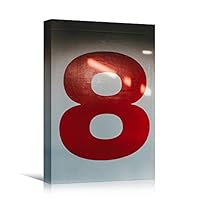 Canvas Wall Art Painted Words Bedroom Industrial Inspirational Modern Art Multicolor Neon Photography Quotes Urban - 12x18 inches