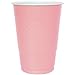 18 Oz Light Pink Plastic Cups - 50 Pk