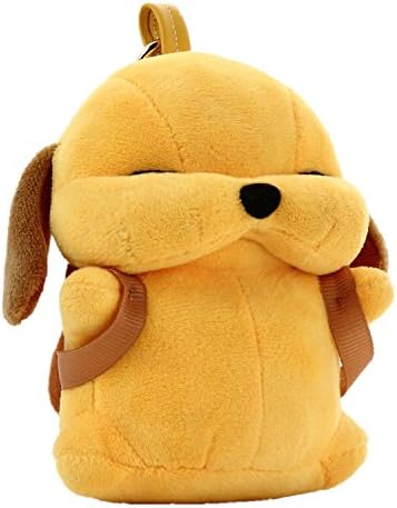 Jkitty Cartoon Cute Wandering Dog Portable Power Bank 10000mAh External Battery Charger, with an Extra Coat, 5V 2.1A Dual USB Ports for iPhone7 Plus 6s 6 Plus, iPad, Samsung Galaxy and More(Yellow)