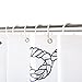 Shower Curtain Liner with 12 Curtain Hooks Clear Shower Curtain Liner Mildew Resistant Waterproof Plastic Shower Curtain Liner Seashell Conch Starfish 72×72 Inch Shower Curtain Liner by Yivion