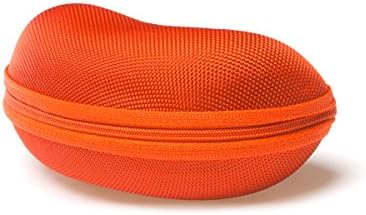 Large Zip Shut Case #850 Orange Sunglasses