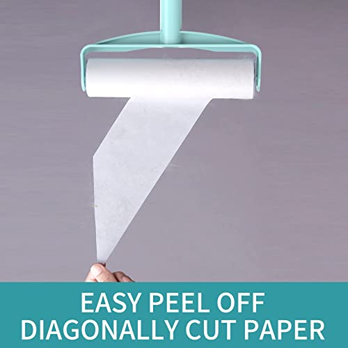 Large Lint Roller for Pet Hair Extra Sticky, 7.5'' Wider with 360