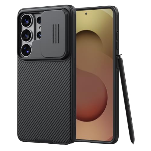 Nillkin CamShield Pro Case for Galaxy S26 Ultra 5G, with Camera Slider Protection, Slim Shockproof Case for Samsung Galaxy S26 Ultra 6.9" (Black)