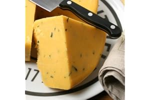 GOINSANE Double Gloucester with Onions and Chives Cheese (1 Pound)