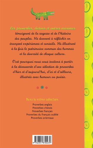 couverture de : Proverbes