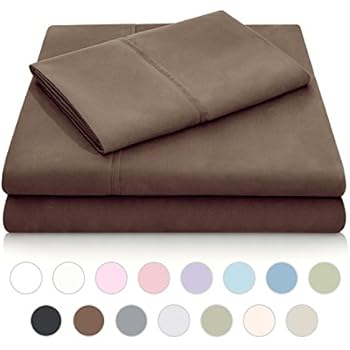 0 Mayfield 100% Cotton Flannel Sheet Set Split California King 2 36&quot; X 84&quot; Camel: Home ...