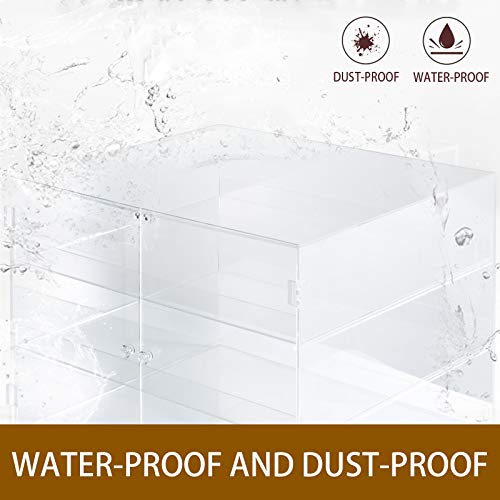 image for BestEquip Acrylic Display Case 21 x 18 x 17Inch Clear Display Cases 3 
