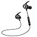 SoundPEATS Bluetooth Headphones In-Ear Sports Earbuds Secure Fit Wireless Earphones with Mic (6 Hours Play Time, Bluetooth 4.1, aptX, Sweatproof) - Q15 Black