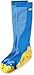 2XU Men's Performance Compression Run Sock, Vibrant Blue/Canary Yellow, Large