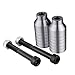 Pro Scooter Pegs CNC Aluminum Pegs for Stunt Scooters with Hardware (Silver)