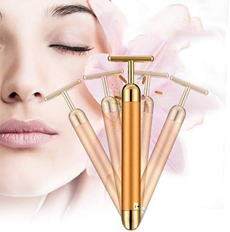 XSGDMN T-Shape Electric Beauty Bar, Beauty Device Sign Face Massage Tools for Sensitive Skin Face Pull Tight Firming Lift Eliminate Dark Circles