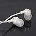 Earbuds with Microphone Dairle Smart Size for Small Ear Mobile Phone Earphone with MIC for iPhone Android Phone (White)