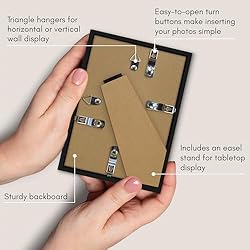 Americanflat 4x6 Picture Frame - Use as 2x3 Frame