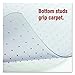 Alera ALEMAT4553CLPL Studded Chair Mat for Low Pile Carpet, 45 x 53, Clear