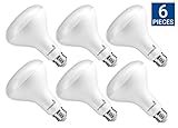 Hyperikon BR30 LED Bulb Dimmable, 12W (75W Equivalent), 4000K (Daylight Glow), Wide Flood Light Bulb, Medium Base (E26), UL & ENERGY STAR - Great for Garage, Kitchen, Basement, Laundry Room (6 Pack)