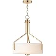 Maxim Dart - 3 Light Entry Foyer Pendant-21 Inches Tall and 16.75 Inches Wide-Satin Brass Finish