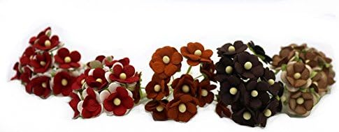 50 Little Handmade Mulberry Paper Flowers Wedding Flower (FL150)