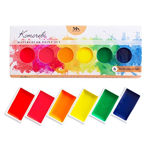 MozArt Supplies Komorebi Japanese Watercolor Paint Set 40 Colors