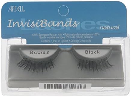 Ardell False Lashes, Natural Strip Lashes, Invisibands Babies Black