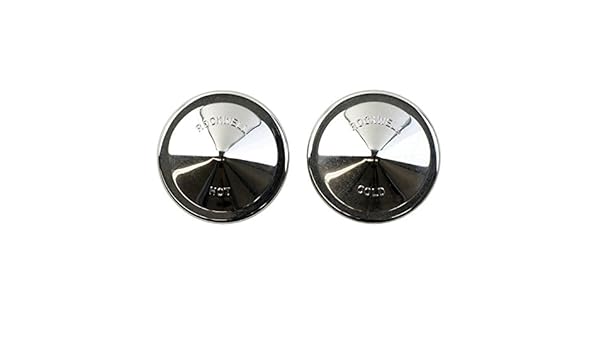 Lasco 0 6133 Hot Cold Faucet Handle Index Buttons For Sterling Oem
