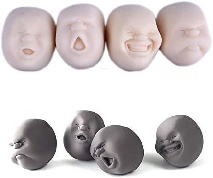 ODGear Cute Anti-stress Squishies Toys Slow Rising Decompression Squeeze Toy TY14 (Face)