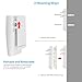 Vodeson Multipurpose Wireless Doorbell, 500 feet, 3 Levels Volume, 36 Chimes, 4 Uses In 1, White