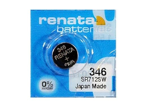Renata Batteries 346 / SR712SW Watch Battery (5 Pack)